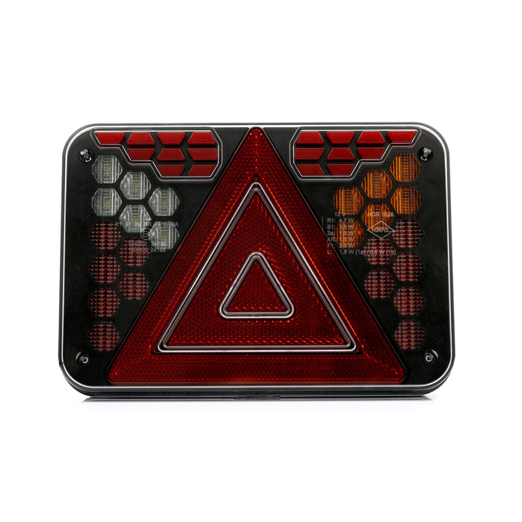 Задний комбинированный фонарь HORUS LZD 3224 (правый), 6-функциональный (без подсветки номерного знака)