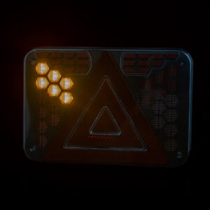Задний комбинированный фонарь HORUS LZD 3423 (левый), 6-функциональный (с нижней подсветкой номерного знака)