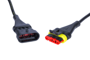 Комплект светодиодных ламп 12/24 В с табличками для негабаритного транспорта, с разъёмом и вилкой типа Superseal