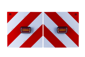 Комплект светодиодных ламп 12/24 В с табличками для негабаритного транспорта, с разъёмом и вилкой типа Superseal