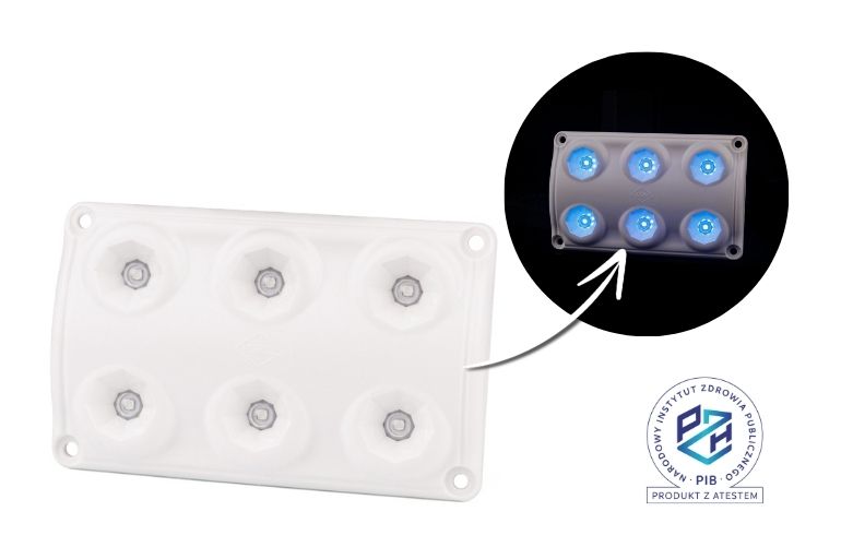 Prostokątna lampa oświetlenia wnętrza LWD 2185