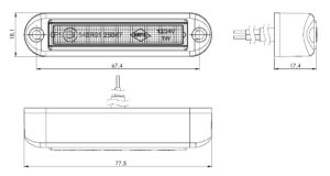 LPD 3462 Противотуманный фонарь